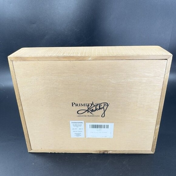 Primitives By Kathy Folk Art Sign Travel Find Yourself Wood Lancaster 2000 VTG - Picture 8 of 10